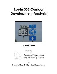 Route 332 Corridor Development Analysis