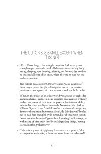 The Clitoris Is Small Except When It Is Not