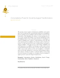 Contemplative Praxis for Social-Ecological Transformation by ZACK WALSH