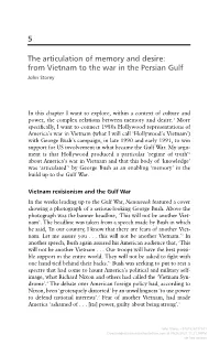 Downloaded from Manchesterhive.Com at 09/26/2021 11:21:08PM Via Free Access 100 the Politics of Memory