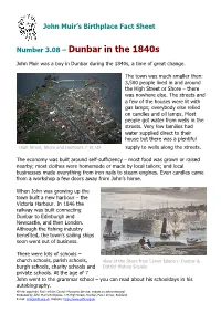 Number 3.08 – Dunbar in the 1840S