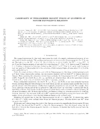 Cardinality of Wellordered Disjoint Unions of Quotients of Smooth Equivalence Relations on R with All Classes Countable Is the Main Result of the Paper