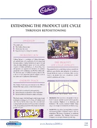 Extending the Product Life Cycle Through Repositioning