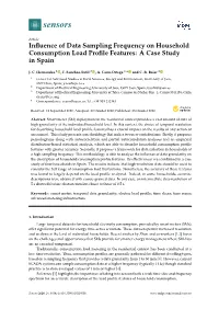 Influence of Data Sampling Frequency on Household Consumption Load