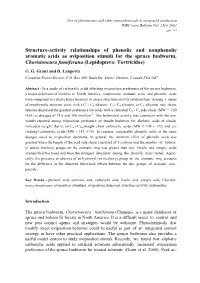 Structure-Activity Relationships of Phenolic and Nonphenolic Aromatic