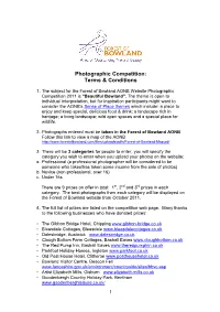 Terms and Conditions