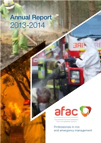 2013-2014 AFAC Annual Report