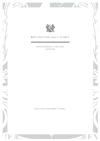 BH Wedding Menu 8Pp 2015.Indd