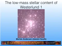 The Low-Mass Stellar Content of Westerlund 1