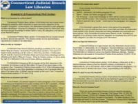 Answer in a Connecticut Civil Action • "Deny" - Denial, the Entire Paragraph Is False