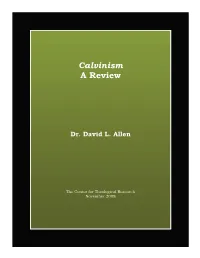 Calvinism a Review