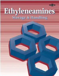 Ethyleneamines Storage & Handling Guide