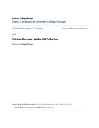 Guide to the Helen Walker Hill Collection