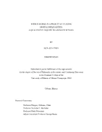 Hidden Works in a Project of Closing Digital Inequalities: a Qualitative Inquiry in a Remote School