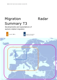Migration Radar T3 2020
