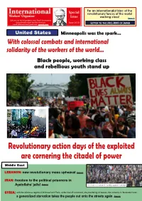 Revolutionary Action Days of the Exploited Are Cornering the Citadel of Power