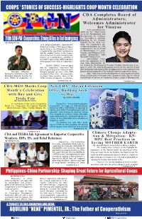 710Th SOW-PAF: Cooperatives, Strong Allies to End Insurgency, Repealing for the Purpose By: Marilyn D