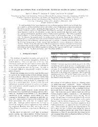 Analogue Spacetimes from Nonrelativistic Goldstone Modes in Spinor Condensates