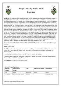 Kellys Directory Extract 1915 Dauntsey