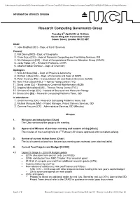 Research Computing Governance Group)\RCGG 8-APR-2014\RCG Minutes 2014-Apr-08 Final.Docx