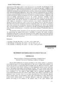 Skyrmion Deformation in Finite Nuclei