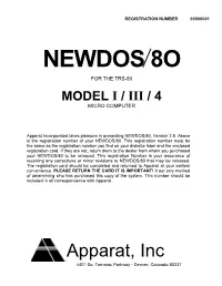 TRS-80 Software
