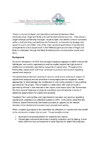Community Payback Order Annual Report
