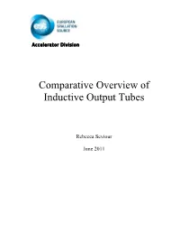 Comparative Overview of Inductive Output Tubes