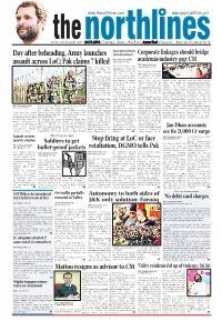 Day After Beheading, Army Launches Assault Across Loc; Pak Claims 7