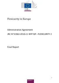 Flexicurity in Europe