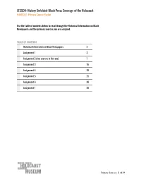 Primary Sources Packet