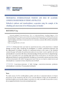 Professional Interdisciplinary Position