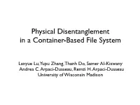 Isolation File Systems