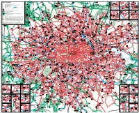 Key to Maps for Details in Central London See Overleaf