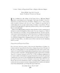 Leibniz's Theory of Propositional Terms: a Reply to Massimo