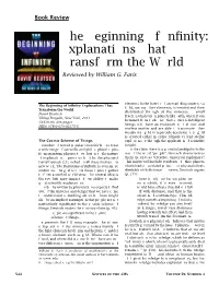The Beginning of Infinity