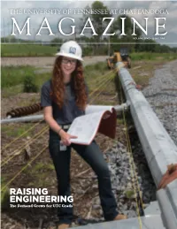 RAISING ENGINEERING the Demand Grows for UTC Grads