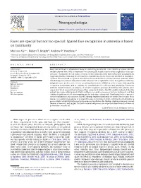 Spared Face Recognition in Amnesia Is Based on Familiarity