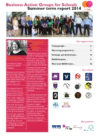 Business Action Groups for Schools Summer Term Report 2014