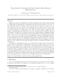 Clique Stable Separation in Perfect Graphs with No Balanced Skew Partition