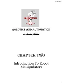 Robotics and Automation