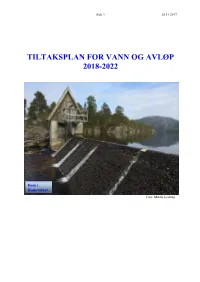 Tiltaksplan for Vann Og Avløp 2018-2022