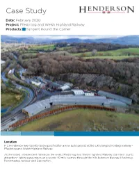 Welsh Highland Railway Products: Tangent Round the Corner