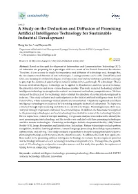 A Study on the Deduction and Diffusion of Promising Artificial
