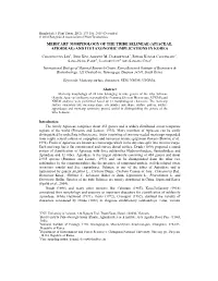 Apiaceae, Apioideae) and Its Taxonomic Implications in Korea