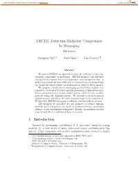 DECIM: Detecting Endpoint Compromise in Messaging
