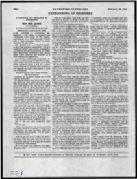EXTENSIONS of REMARKS February 29, 1984 EXTENSIONS of REMARKS a TRIBUTE to SHELDON W