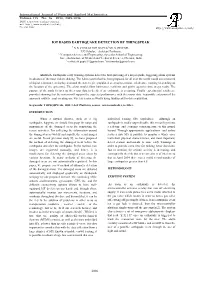 IOT BASED EARTHQUAKE DETECTION by THINGSPEAK 1 N N VENKATESH GUPTA2 Mr