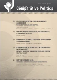 Journal of Comparative Politics 2