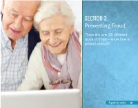 Section 3: Preventing Fraud